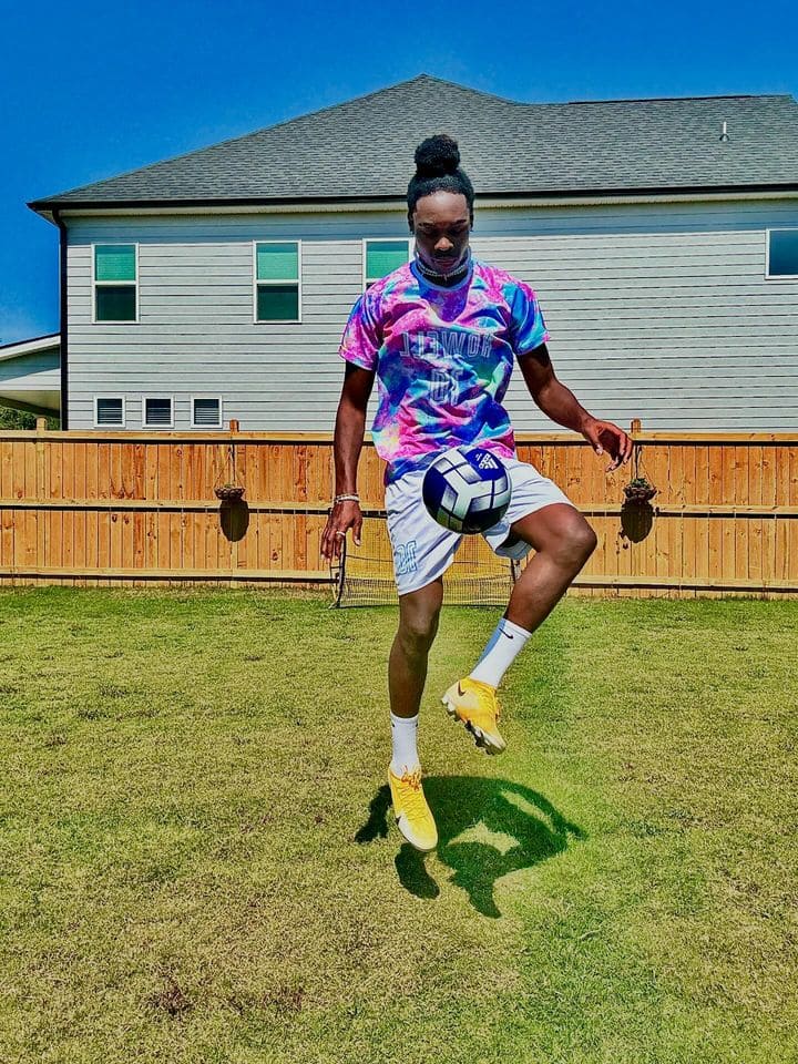 Soccer customer photo