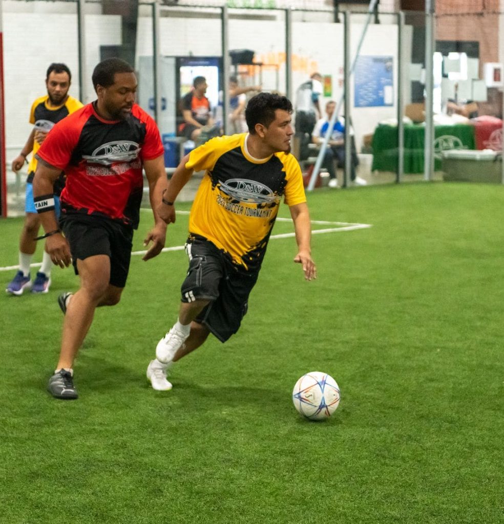 Soccer customer photo